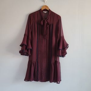 Nanette Lepore Burgundy Dress